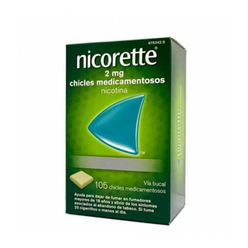 Nicorette 2 Mg 105 Chicles Medicamentosos
