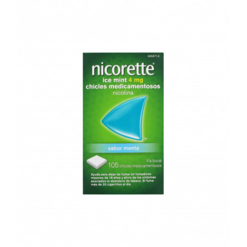 Nicorette Ice Mint 4 Mg 105 Chicles