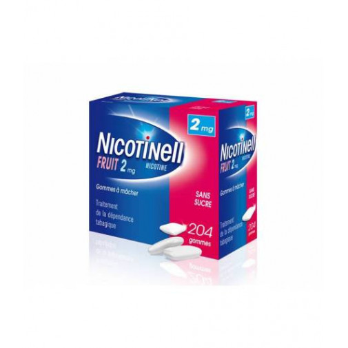Nicotinell Fruit 2mg 204 Chicles Medicamentosos