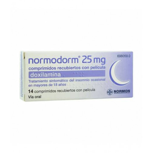 Normodorm 25mg 14 Comprimidos