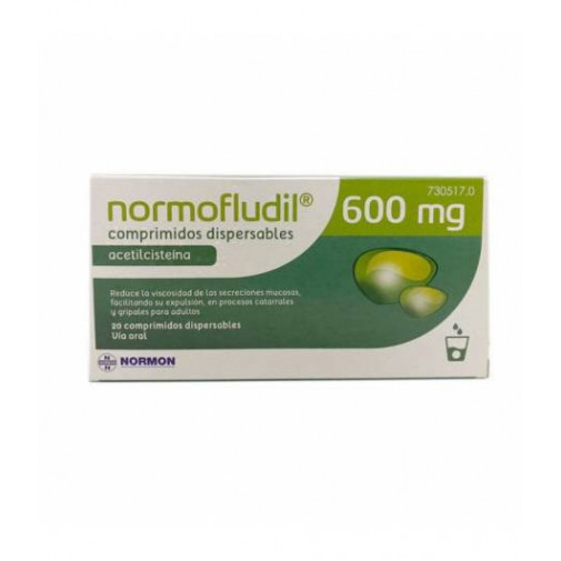 Normofludil 600mg 20 Comprimidos Dispersables