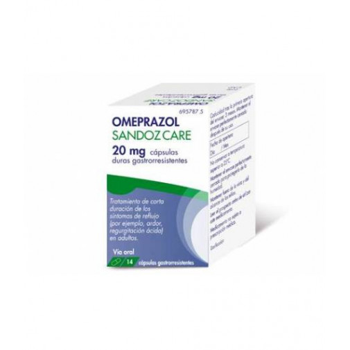 Omeprazol Sandoz Care 20mg 14 Cápsulas