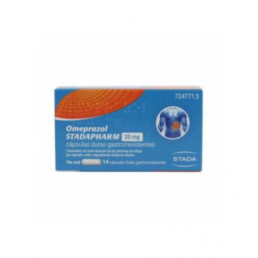 Omeprazol Stadapharm 20mg 14 Cápsulas