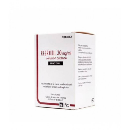 Regaxidil 20 Mg/ml Solución Cutánea 120ml