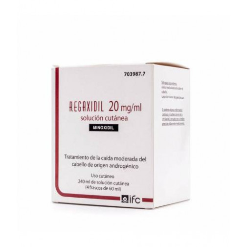 Regaxidil 20 Mg/ml Solución Cutánea 240ml