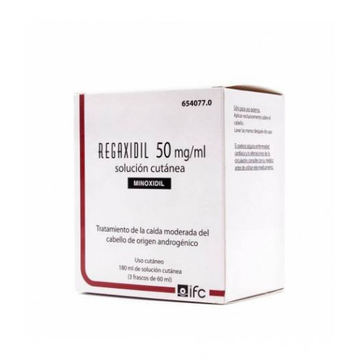 Regaxidil 50 Mg/ml Solución Cutánea 180ml