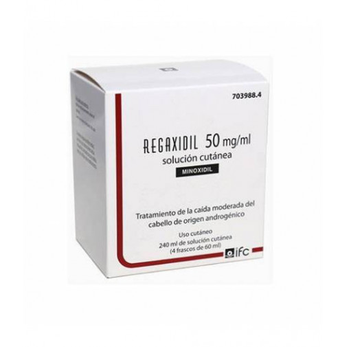 Regaxidil 50 Mg/ml Solución Cutánea 240ml
