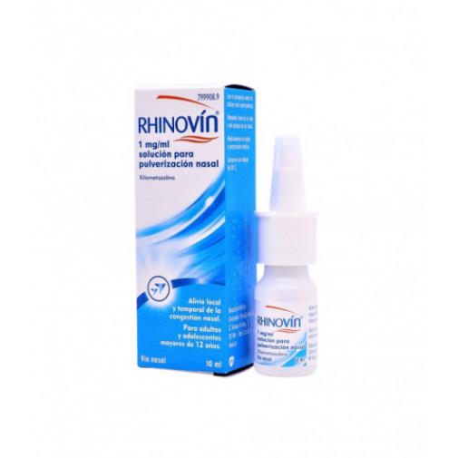 Rhinovín 1 Mg/ml Solucion Para Pulverización Nasal 10ml