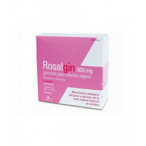 Rosalgin 500mg Granulado Para Solución Vaginal 20sob