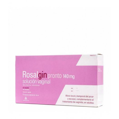 Rosalgin Pronto 140mg Solución Vaginal 5x140ml