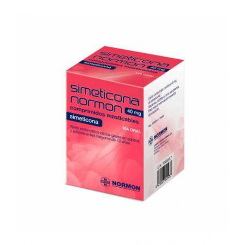 Simeticona Normon 40mg En Comprimidos, 30uds