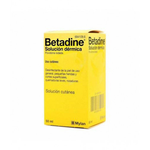 Solución Dérmica Betadine 50ml
