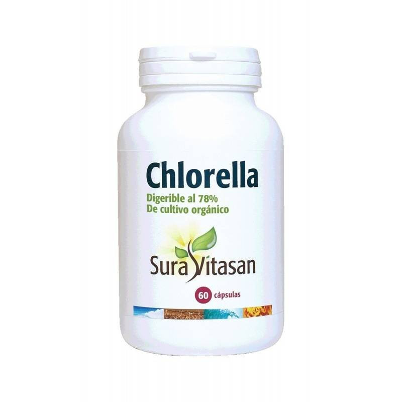 Chlorella 455 mg 60 Cápsulas Sura Vitasan