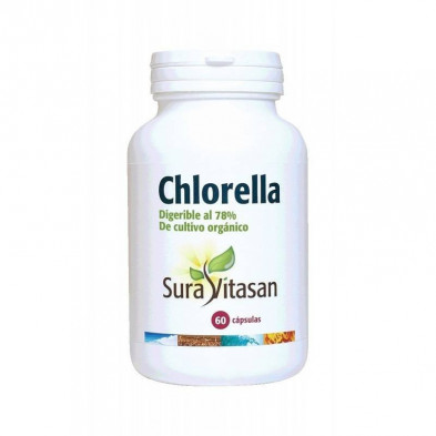 Chlorella 455 mg 60 Cápsulas Sura Vitasan