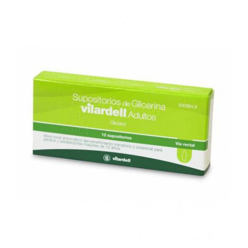 Supositorios De Glicerina Adultos Vilardell 12ud