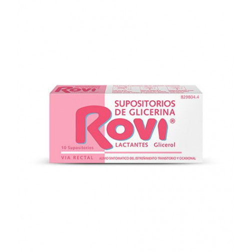 Supositorios De Glicerina Rovi Lactantes 15ud