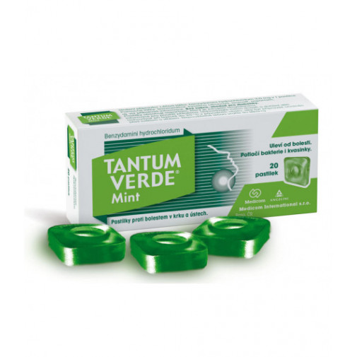 Tantum Verde 3 Mg 20past Para Chupar Sabor Menta