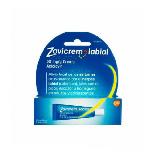Zovicrem Labial 50 Mg/g Crema 2gr