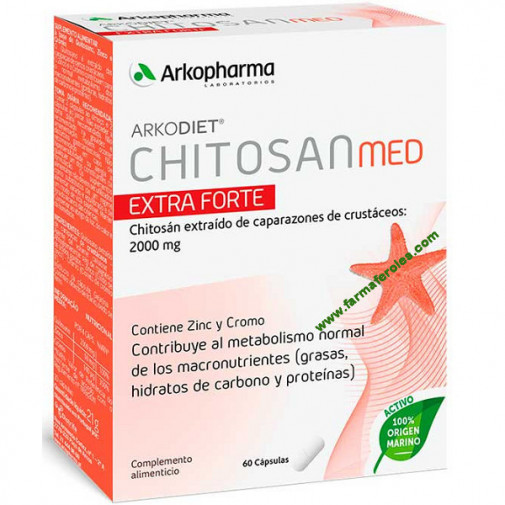 Chitosan Extra Forte 500mg 60 Cap Arko