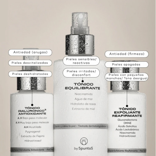 5punto5 Tónico Hialurónico Antioxidante 125 Ml