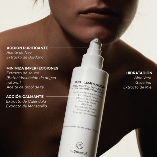 5punto5 Gel Limpiador Purificante 200 Ml
