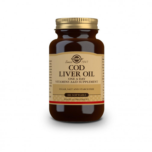 Solgar Aceite De Hígado De Bacalao 100 Cápsulas