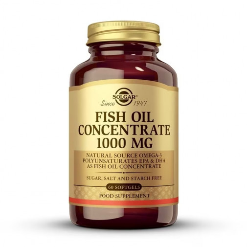 Solgar Aceite De Pescado Concentrado 1000 Mg 60 Cápsulas