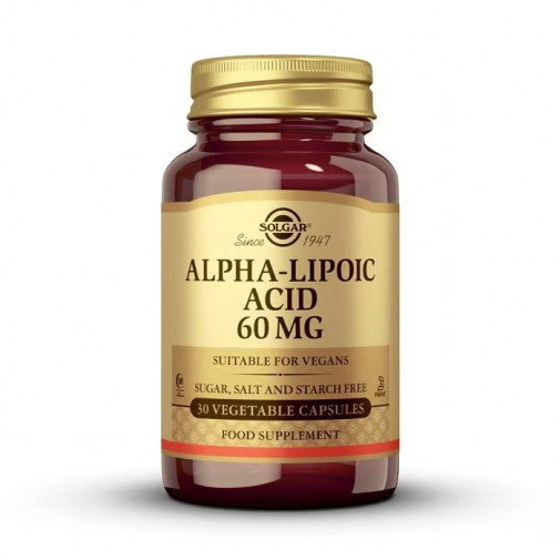 Solgar Acido Alfa Lipoico 60mg 30c