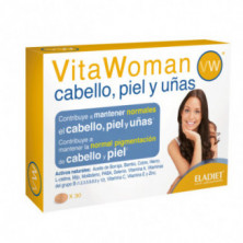 Vitawoman Cabello Piel y Uñas 30 Comprimidos Eladiet