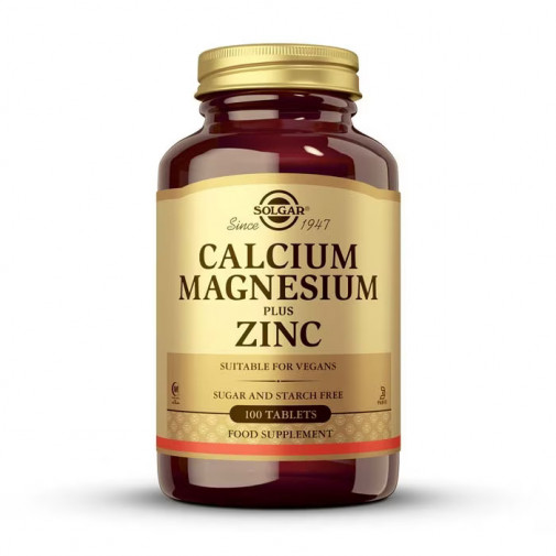Solgar Calcio/magnesio Plus+zinc 100 Comprimidos