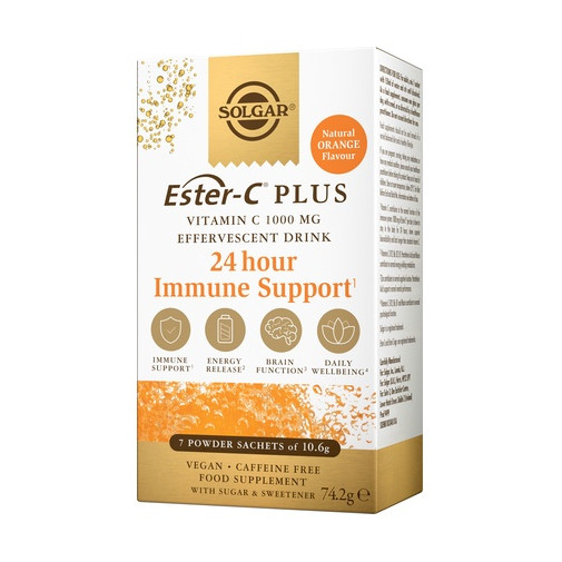 Solgar Ester C Plus Vitamina C Efervescente 7 Sobres