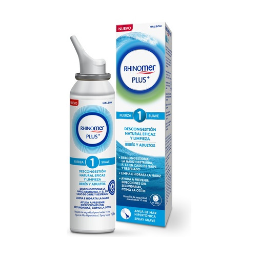 Rhinomer Plus Bebes Y Adultos Fuerza 1 Suave Spray 125 Ml