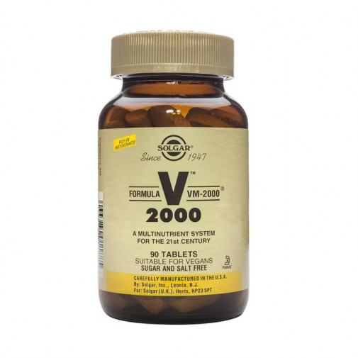 Solgar Fórmula Vm 2000 90 Comprimidos