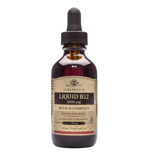 Solgar Vitamina B12 Líquida Con B Complex 59 Ml