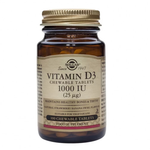 Solgar Vitamina D3 1000 Ui 25mcg 100c