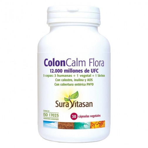 Colon Calm Flora 30 Cápsulas Sura Vitasan