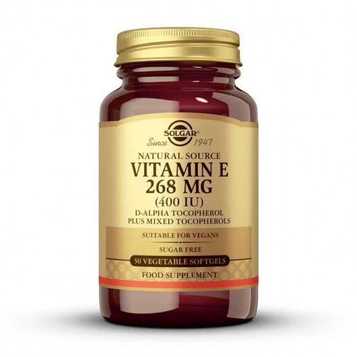 Solgar Vitamina E 400 Ui (268 Mg) 50 Cápsulas Blandas