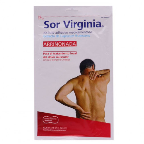 Sor Virginia 1 Aposito Adhesivo Medicamentoso (arriñonado)