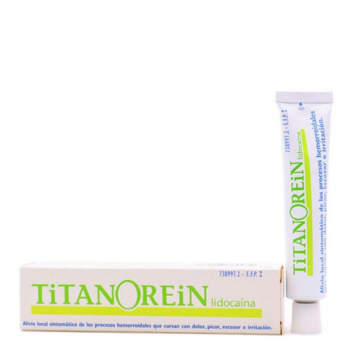 Titanorein Lidocaina Crema Rectal 1 Tubo 20 G
