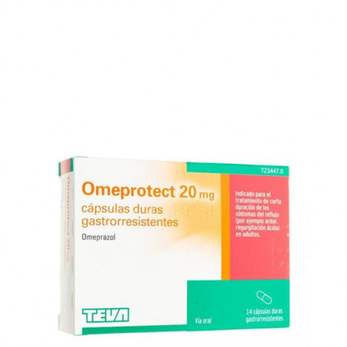 Omeprotect 20 Mg 14 Capsulas Gastrorresistentes (blister)