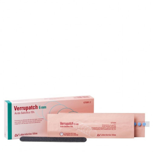 Verrupatch 3,75 Mg 20 Apositos Impregnados 6 Mm