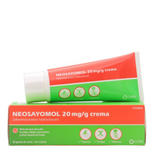 Neosayomol 20 Mg/g Crema 1 Tubo 60 G