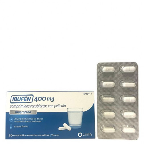 Ibufen 400 Mg 20 Comprimidos Recubiertos