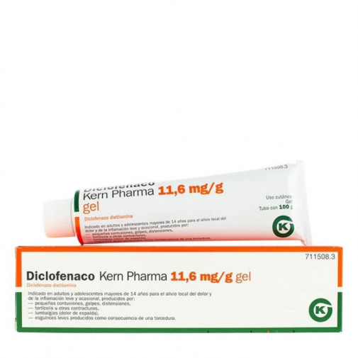 Diclofenaco Kern Pharma 11,6 Mg/g Gel Cutaneo 1 Tubo 100 G