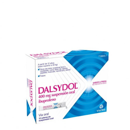 Dalsydol 400 Mg 12 Sobres Suspension Oral 10 Ml