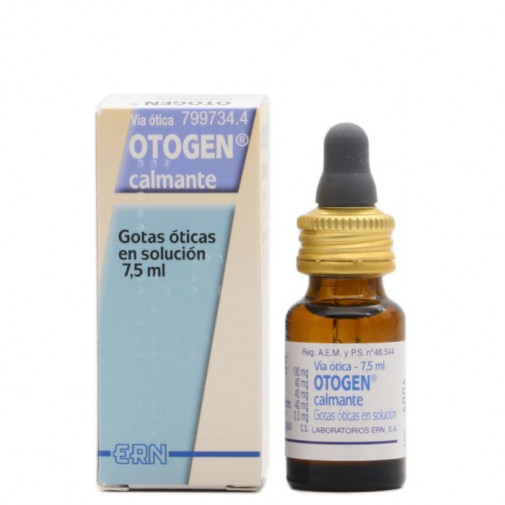 Otogen Calmante Gotas Oticas En Solucion 1 Frasco 7,5 Ml