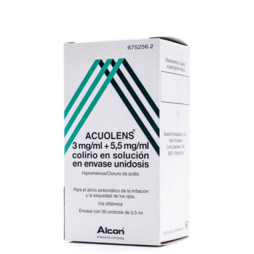 Acuolens 3 Mg/ml + 5,5 Mg/ml Colirio Solución 30 Monodosis 0,5 Ml