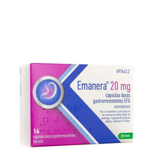 Emanera Efg 20 Mg 14 Capsulas Gastrorresistentes (blister Opa/al/pvc/al)