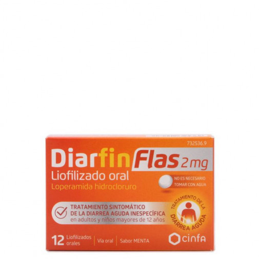 Diarfin Flas 2 Mg 12 Liofilizados Orales