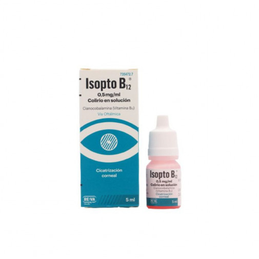 Isopto B12 0,5 Mg/ml Colirio En Solucion 1 Frasco 5 Ml